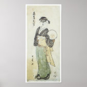 Voorzijde Uitzicht Ohisa, Utamaro, 1792 Poster (Voorkant)
