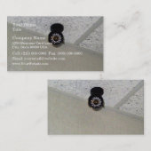 Voorzijde uitzicht van infraroodcamera visitekaartje (Voorkant / Achterkant)