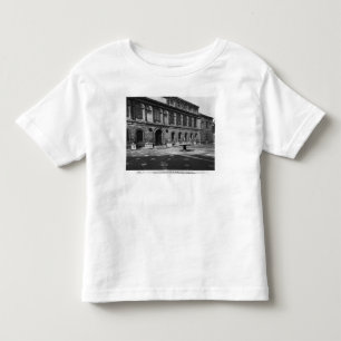 Voorzijde van de bibliotheek kinder shirts