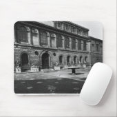Voorzijde van de bibliotheek muismat (Met muis)