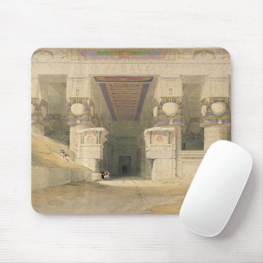 Voorzijde van de tempel Hathor Muismat (Met muis)