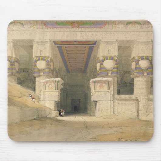 Voorzijde van de tempel Hathor Muismat (Voorkant)