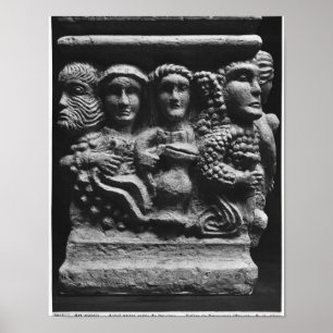 Voorzijde van een altaar die wordt gebruikt als le poster