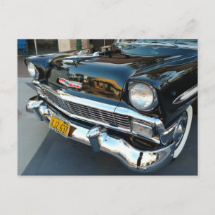 Voorzijde van een klassieke 1956 Chevy Bel Air Hot Briefkaart
