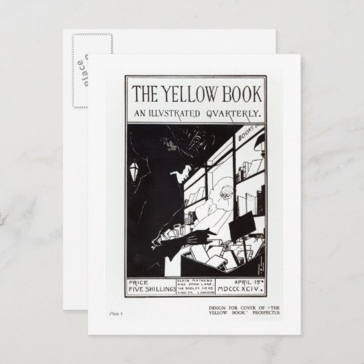 Voorzijde van het prospectus voor het Gele Boek Briefkaart (Voorkant / Achterkant)