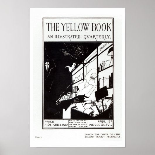 Voorzijde van het prospectus voor het Gele Boek Poster (Voorkant)