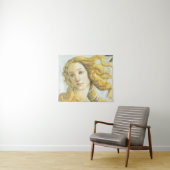 Voorzijde van het schilderij van Venus Botticelli Wandkleed (In Situ (horizontaal))