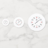 Voorzijde van horloge stoppen confetti (Voorkanten)