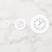 Voorzijde van horloge stoppen confetti (Achterkanten)