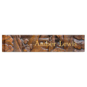 Voorzijde, van hout naambordje (Voorkant)