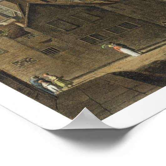 Voorzijde van Trinity Hall, Cambridge, van 'The Hi Poster (Hoek)