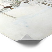 Voorzijde van Yard en washuis door Carl Larsson Poster (Hoek)