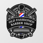 Voorzijde winkelhendel aanpassen raamsticker (Vel)