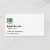 Voorzijde Yard Lawn | Ingezetenen Visitekaartje (Achterkant)