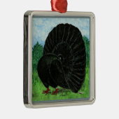 Voorzijde: zwart metalen ornament (Rechts)