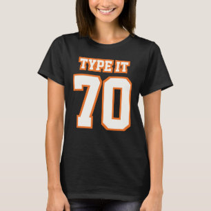 Voorzijde ZWARTE WIT SINAASAPPEL Womens Basiskatoe T-shirt