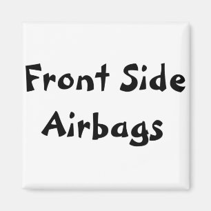 Voorzijdige airbags magneet