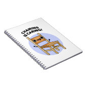 Voorzitten Is Zorgen Funny Deel Pun Notitieboek (Rechterzijde)