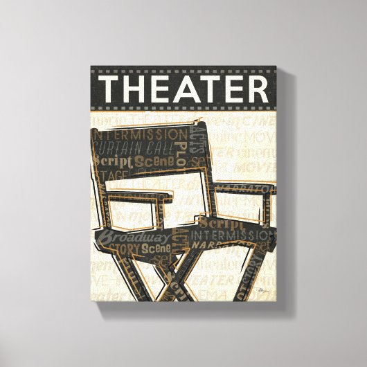 Voorzitter directeur canvas afdruk (Voorkant)