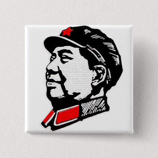 Voorzitter Mao Button (Voorkant)