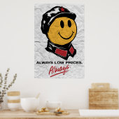 Voorzitter Mao Face - China:Altijd lage prijzen Poster (Keuken)