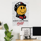 Voorzitter Mao Face - China:Altijd lage prijzen Poster (Thuiskantoor)