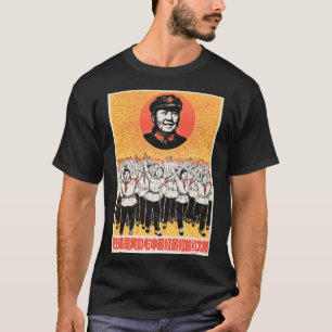 Voorzitter Mao is de roodste rode zon T-shirt