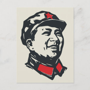 Voorzitter Mao Portrait Briefkaart