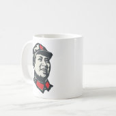 Voorzitter Mao Portrait Koffiemok (Voorkant links)