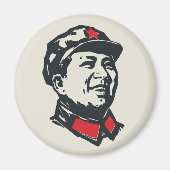 Voorzitter Mao Portrait Magneet (Voorkant)