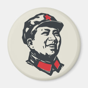 Voorzitter Mao Portrait Magneet