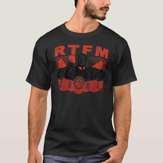  voorzitter Mao Rtfm Roy T-shirt (Voorkant)