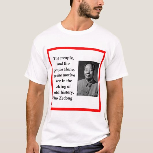 Voorzitter Mao T-shirt (Voorkant)