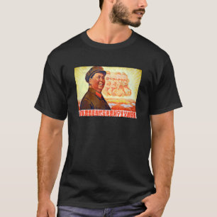 Voorzitter Mao Zedong en andere communistische lei T-shirt