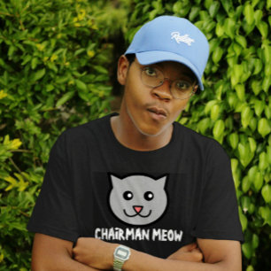 Voorzitter Meow, Black Cat T-shirt voor jongens