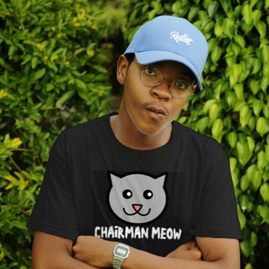 Voorzitter Meow, Black Cat T-shirt voor jongens