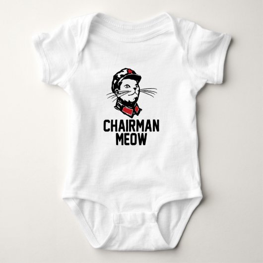 Voorzitter Meow (Mao) Design Romper (Voorkant)