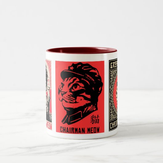 Voorzitter Meow Propaganda Coffee Mok (Center)