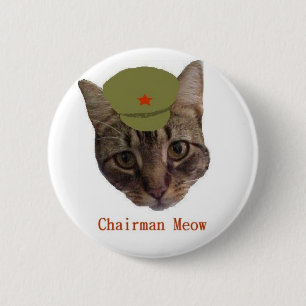 Voorzitter Meow Ronde Button 5,7 Cm