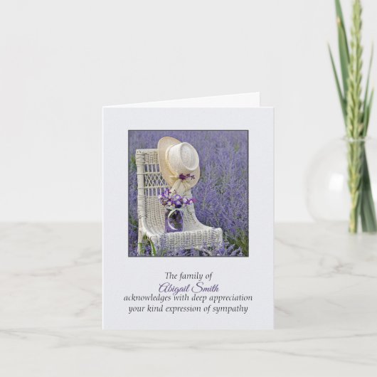 Voorzitter met Pet en bloemen Kaart (Voorkant)