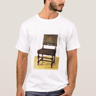 Voorzitter met spiraalstrekkers, eind 17e eeuw t-shirt