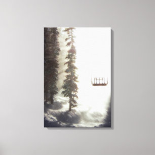 Voorzitter naar Heaven - Verrekte Canvas Print