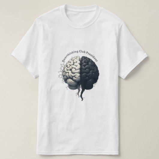 Voorzitter Overdenkclub T-shirt (Design voorkant)
