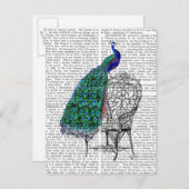 Voorzitter Peacock Briefkaart (Voorkant / Achterkant)