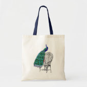 Voorzitter Peacock Tote Bag (Voorkant)