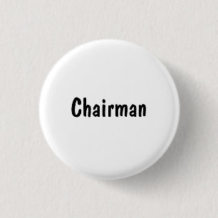 Voorzitter Ronde Button 3,2 Cm