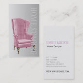 Voorzitter Stager interieurontwerper Visitekaartje (Voorkant / Achterkant)