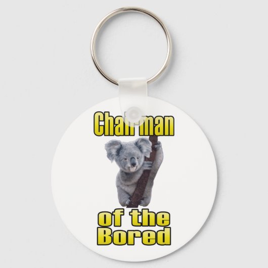 Voorzitter van de Bored Sleutelhanger (Voorkant)