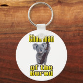 Voorzitter van de Bored Sleutelhanger (Voorkant)