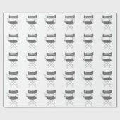 Voorzitter van de directeur cadeaupapier (Vlak)